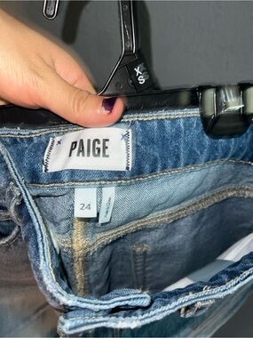 PAIGE Light Blue Denim Jeans
